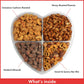 Heart Shaped (4 Assortments) Nuts Gift Tray - Variety Of Sweet & Freshley Roasted, Flavored And Salted Gourmet Nuts - Large Nuts