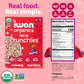Iwon Organics Protein Crunchies - Plant-Based Protein Low Sugar Gluten & Dairy Free Non-Gmo Organic Breakfast Cereal - Berry Fla