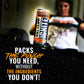 reduce Cliff Ignite Energy Drink, Sugar Free, Green Tea, B Vitamins, 12 Fl Oz, 12 Pack, Smashing Citrus, Orange