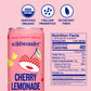 NEW! wildwonder Sparkling Probiotic Drink 12pk  For Gut Health & Immune Support  Cherry Lemonade  5g Prebiotic Fiber  Live Probiotics  Organic  Vegan  Low Sugar  12 Pack  12oz Can  Seen on Shark Tank