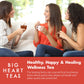 Big Heart Tea Co. Organic Fiery Masala Chai Tea Bags - Herbal Decaf - 50 Pack