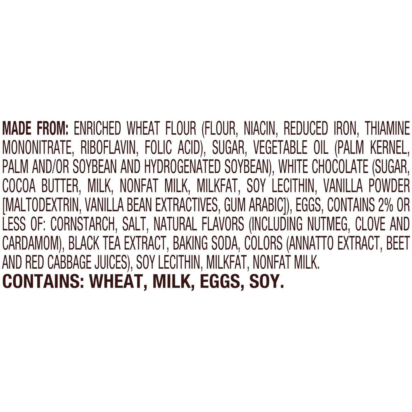 Pepperidge Farm Milano Chai Latte White Chocolate Cookies, 5.6 Oz Bag, Pack of 1