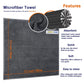 Sinland Microfiber Rag Absorbent Cleaning Cloth Kitchen Dish Cloth Quick Dry Streak Free Dish Rags Glass Cloths 12Inchx12Inch 12