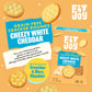 FitJoy Grain Free  ers - Cheesy White Cheddar - Gluten Free, Vegan, Non-GMO - 8 Ounce (Pack of 3)