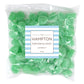 Spearmint Leaves, 2 Pound Bulk Bag Gummy Spearmint Candy Leaves, Green Candy, The Hampton Candy Company
