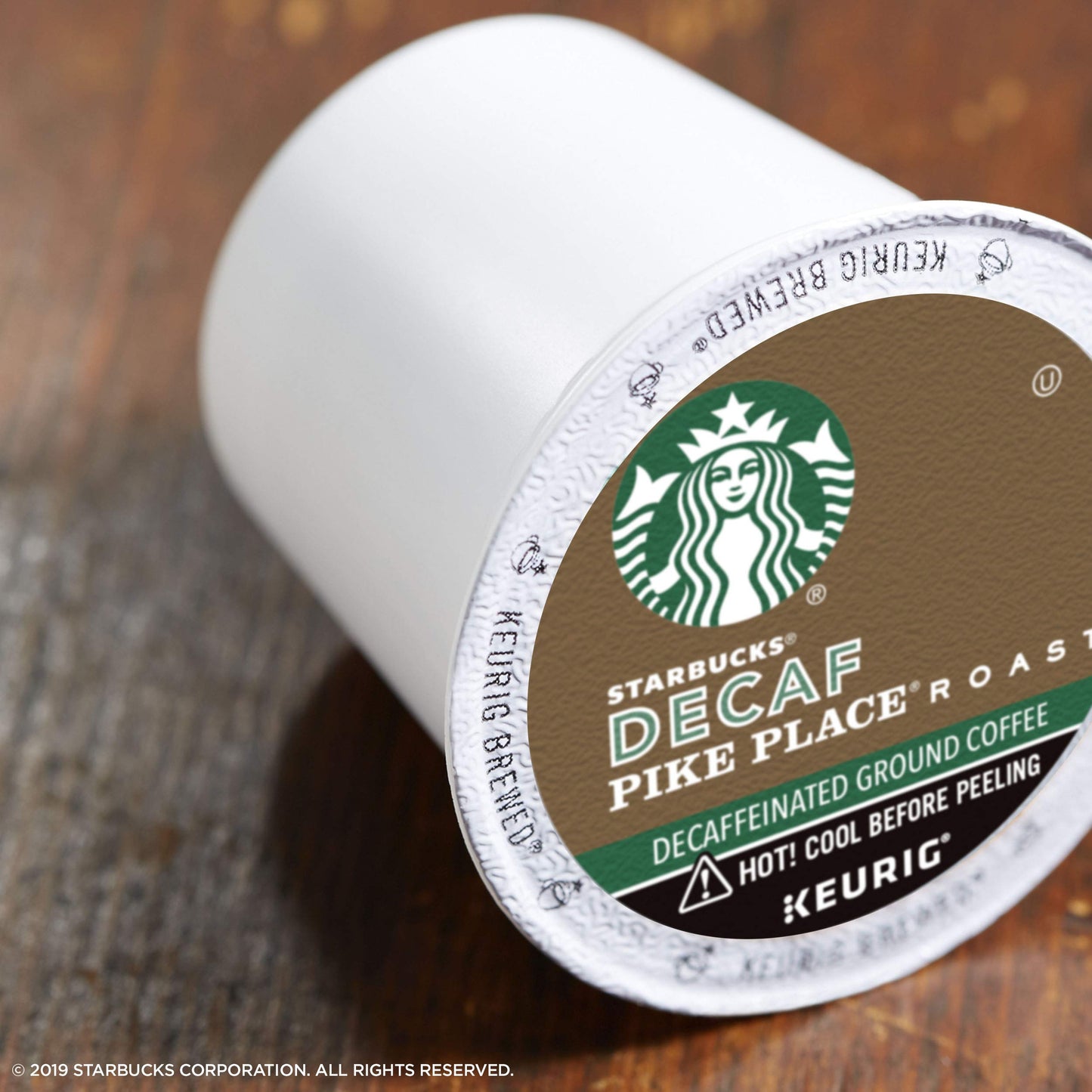 Starbucks Decaf K-Cup Coffee Pods, Pike Place Roast, 24 Count, Compatible with Keurig malt-inspired