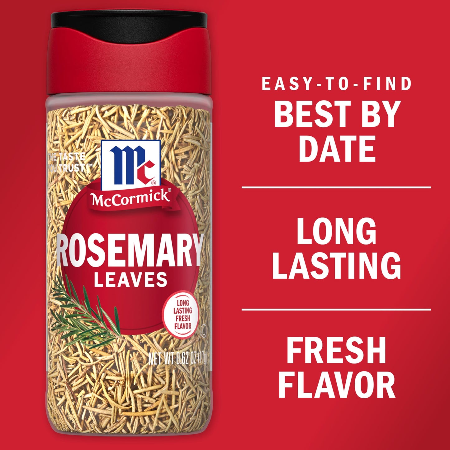 Mccormick Rosemary Leaves, 0.62 Oz
