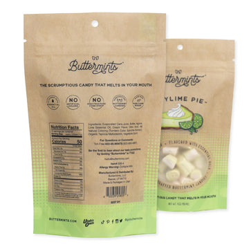 Buttermints Keylime Pie, Butter Mints Gluten-Free Candy Soft Butter Taste, Unexpectedly Scrumptious (4 Servings)