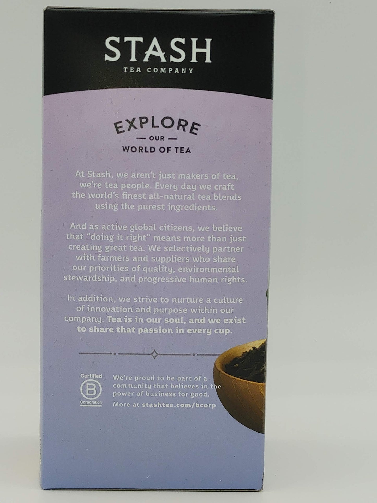 Stash Earl Grey Decaf Tea Bags - 30 Count Box, Herbal Tea, Caffeine-Free