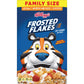 Kelloggs Frosted Flakes Breakfast Cereal, Fat Free, Family Size, 21.7 oz