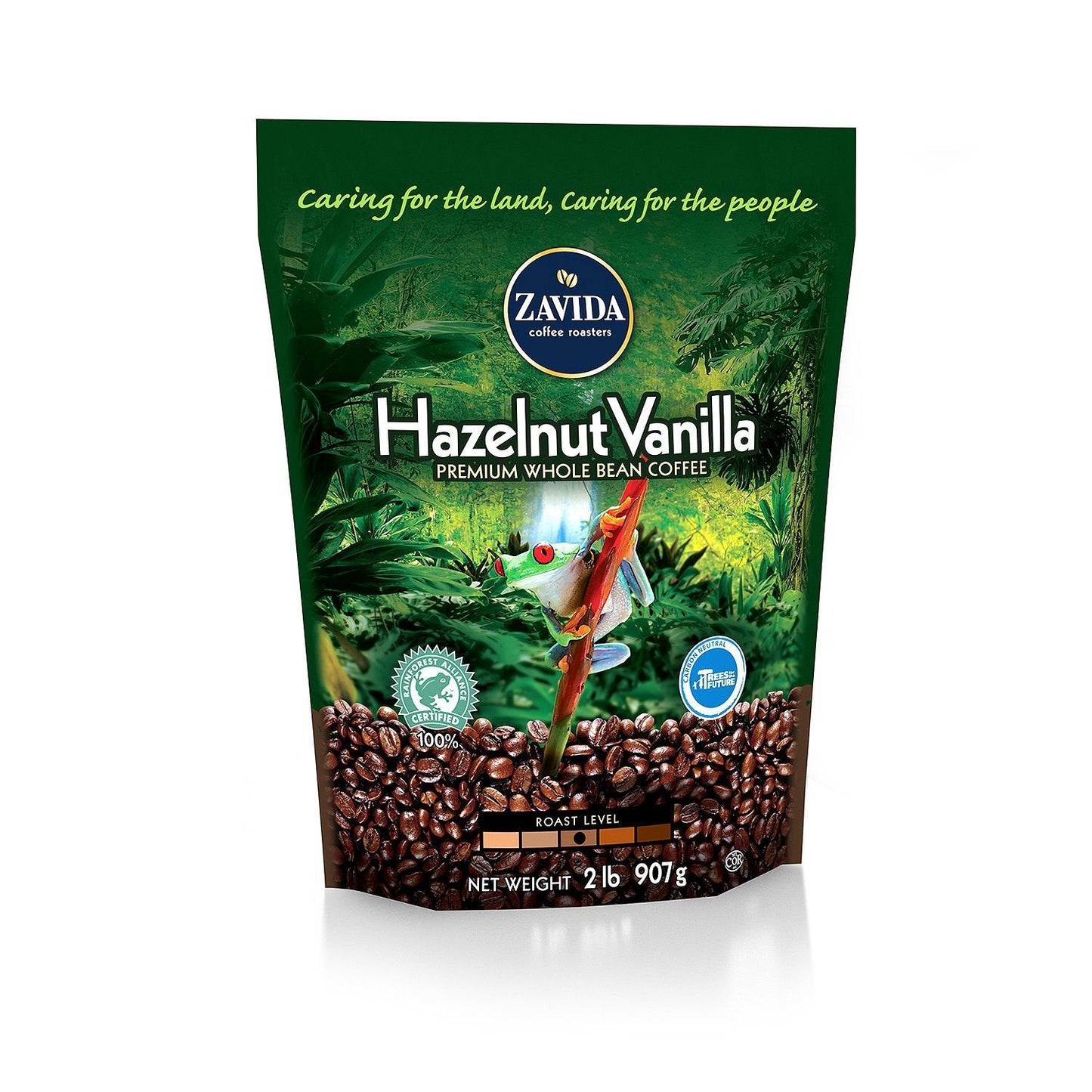 Zavida Coffee Hazelnut Vanilla Whole Bean - 2Lb (Pack Of 2)