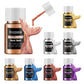 Edible Glitter Paint - Metallic Cake Paint Food Decorative Liquid Luster Dust with Brush for Fonfant Cake, Cookies, Macarons, Gu