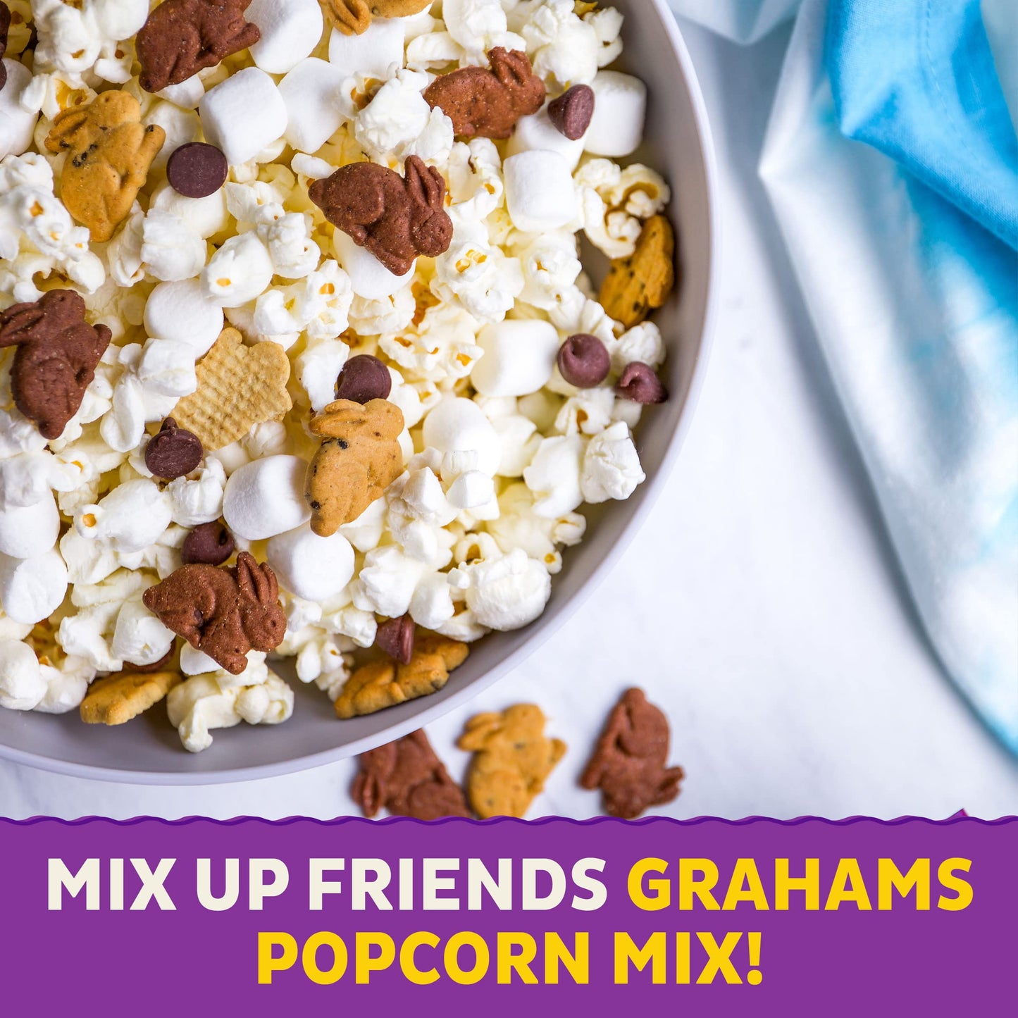 Annie'S Organic Friends Bunny Graham Snacks, Chocolate Chip, Chocolate & Honey, 12 Packets
