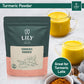 Lily Of The Valley Turmeric Root Powder - Ground Curcumin Powder - 100% Raw From India - Great For Cooking, Baking & Latte - Vegan & Gluten-Free - Packed In Resealable Pouch (8Oz, 226G)