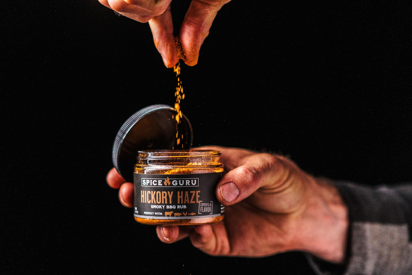 Spice Guru Hickory Haze BBQ Rub - 3 Pack, 1.33 Ounce Each - Seasoning for Cooking and Grilling