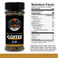 Five Star Seasonings BBQ Coffee Meat Rub, NO MSG, Low Sodium, 5 oz
