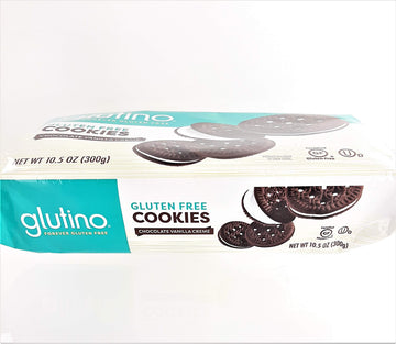 Glutino Chocolate Vanilla Cream Cookies, Gluten Free 10.5 OZ