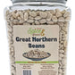 Dasher's Spice & Beans Great Northern Beans | Resealable Jar | Non-GMO | 3 lbs.