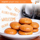 Homefree Mini Ginger Snap Cookies, Organic, Gluten Free, Nut Free, Vegan, Individually Wrapped Packs, School Safe And Allergy Friendly Snack, 0.95 Oz. (Pack Of 10)