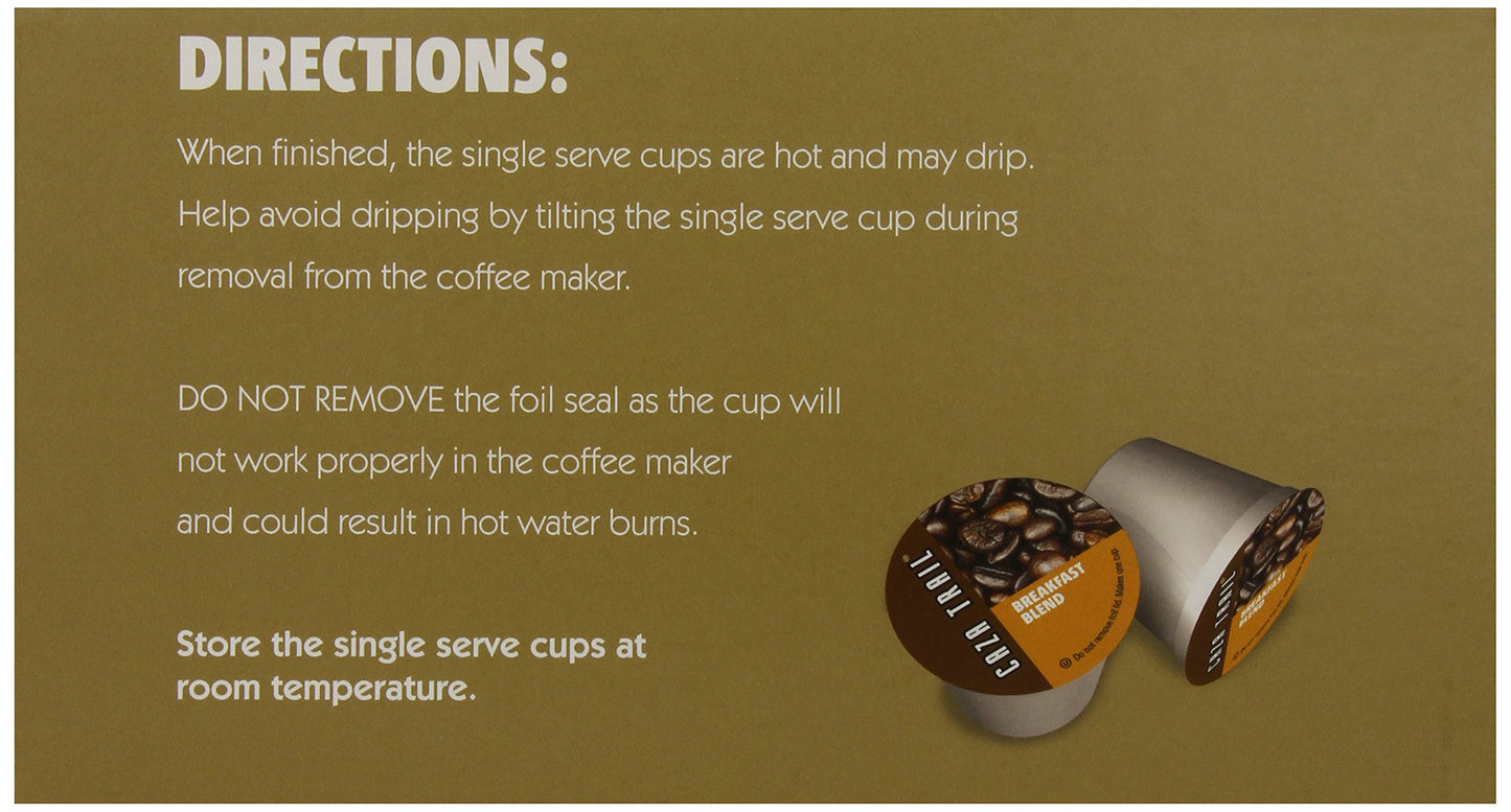 Caza Trail Coffee, Breakfast Blend, 56 Single Serve Cups