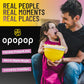 Opopop Traditional Microwave Popcorn - Salty Caramel Popcorn 9-Pack - Sweet and Salty Flavored Popcorn Bulk, Non-GMO