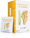 Nutra Tea - Lemongrass & Ginger Tea - 40 Tea Bags - Herbal Tea - (2 Pack)