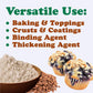 Food to Live Organic Tigernut Flour, 7 Pounds - Nut-Free, High Fiber, Low Carb, Ideal for Baking and Smoothies, Keto and Vegan F