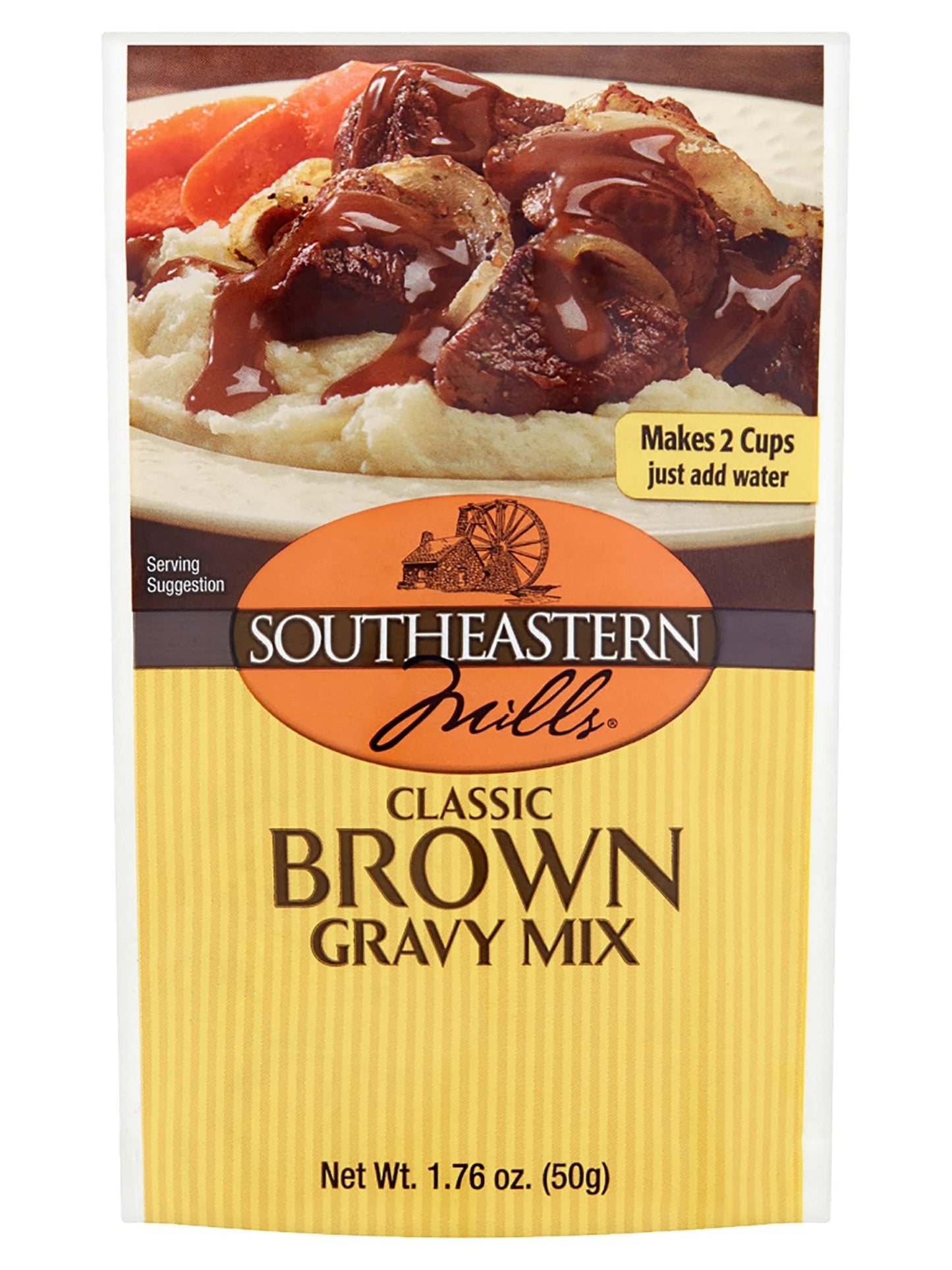 Southeastern Mills Brown Gravy Mix, 1.76-Ounce (Pack of 24)