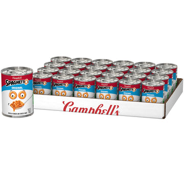SpaghettiOs Original Canned Pasta, Healthy Snack, 15.8 OZ Can, Pack of 24