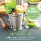 DMARIE Frozen Cocktail Drink Mix - Mint Julep Slushie Powder - 10 Ounce (Pack of 3) - All Natural, Low Sugar, No Blender Needed