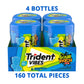 Trident Vibes SOUR PATCH KIDS Blue Raspberry Sugar Free Gum, 4-40 Piece Bottles (160 Total Pieces)