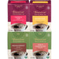 Teeccino Herbal Tea Variety Pack - Caffeine Free, Prebiotic - 10 Tea Bags (Pack of 4) - Vanilla Nut, Hazelnut, Maca Chocolaté, French Roast
