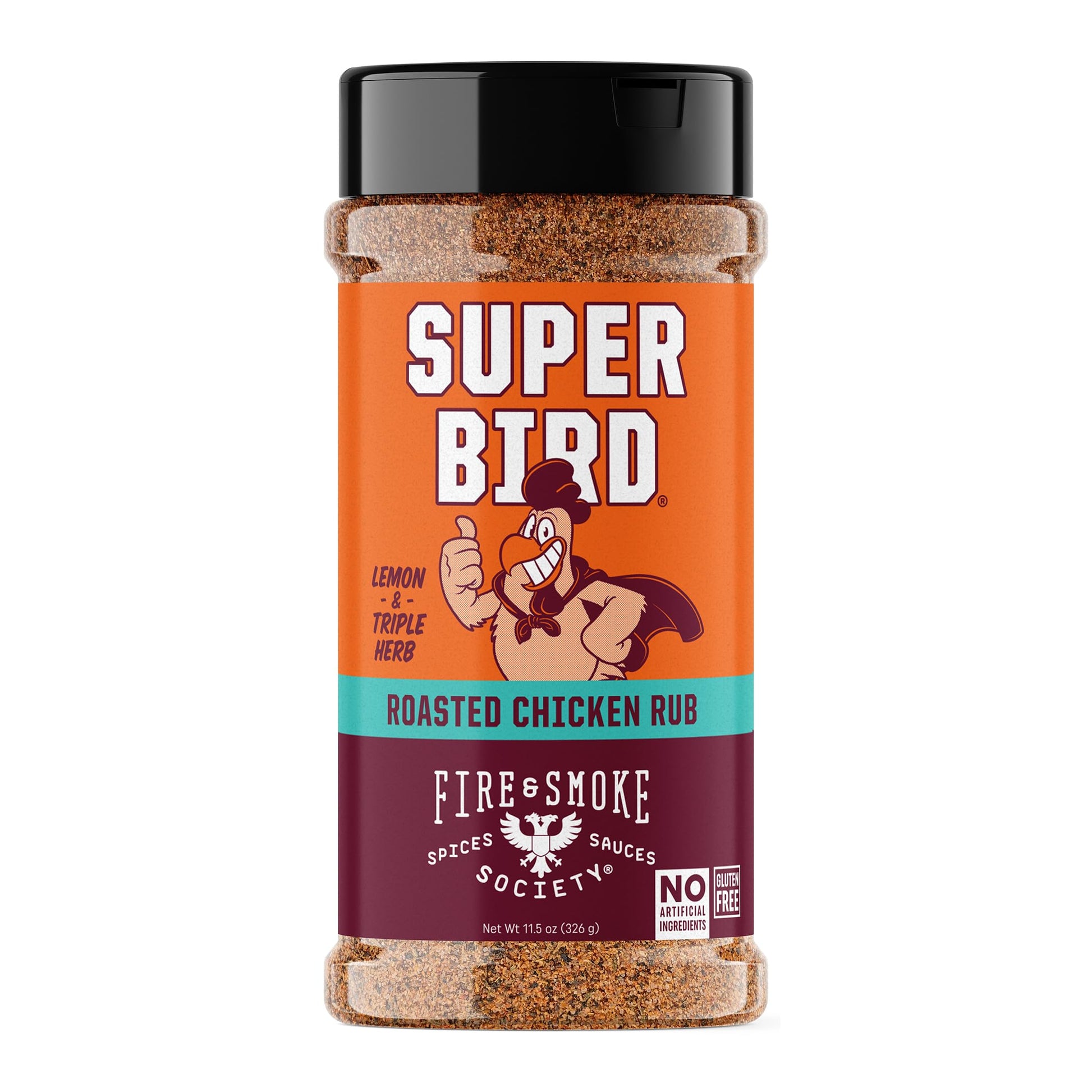 Fire & Smoke Society BBQ Poultry Seasoning - Paprika, Coriander, Thyme - 11.5 oz