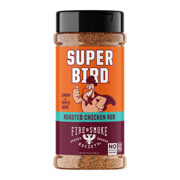 Fire & Smoke Society BBQ Poultry Seasoning - Paprika, Coriander, Thyme - 11.5 oz
