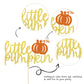 1 Pcs Little Pumpkin Cake Topper Fall Theme Cake Pick Baby Shower Kids Birthday Halloween Thanksgiving Pumpkin Party Decorations