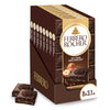 Ferrero Rocher Premium Chocolate Bars, 8 Pack, Dark Chocolate Hazelnut, Luxury Chocolate, Individually Wrapped Holiday Treats, 3.1 Oz Each