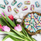 Taboom Hershey Mini Bunnies Milk Chocolate   1.5 lb - Assorted Pastel Wrapped Bunnies for Easter Baskets and Party Favors