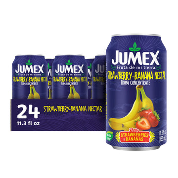 Jumex Strawberry-Banana Nectar, 11.3 Fl Oz Cans (Pack of 24)
