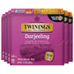 Twinings Darjeeling Black Tea Individually Wrapped Bags, 50 Count (Pack of 6), Delicate Light Taste, Caffeinated, Enjoy Hot or I