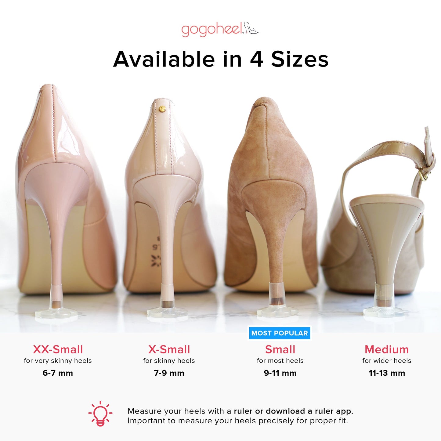 Gogoheel Stoppers Heel Protectors - Stops Sinking Into Grass (Small)