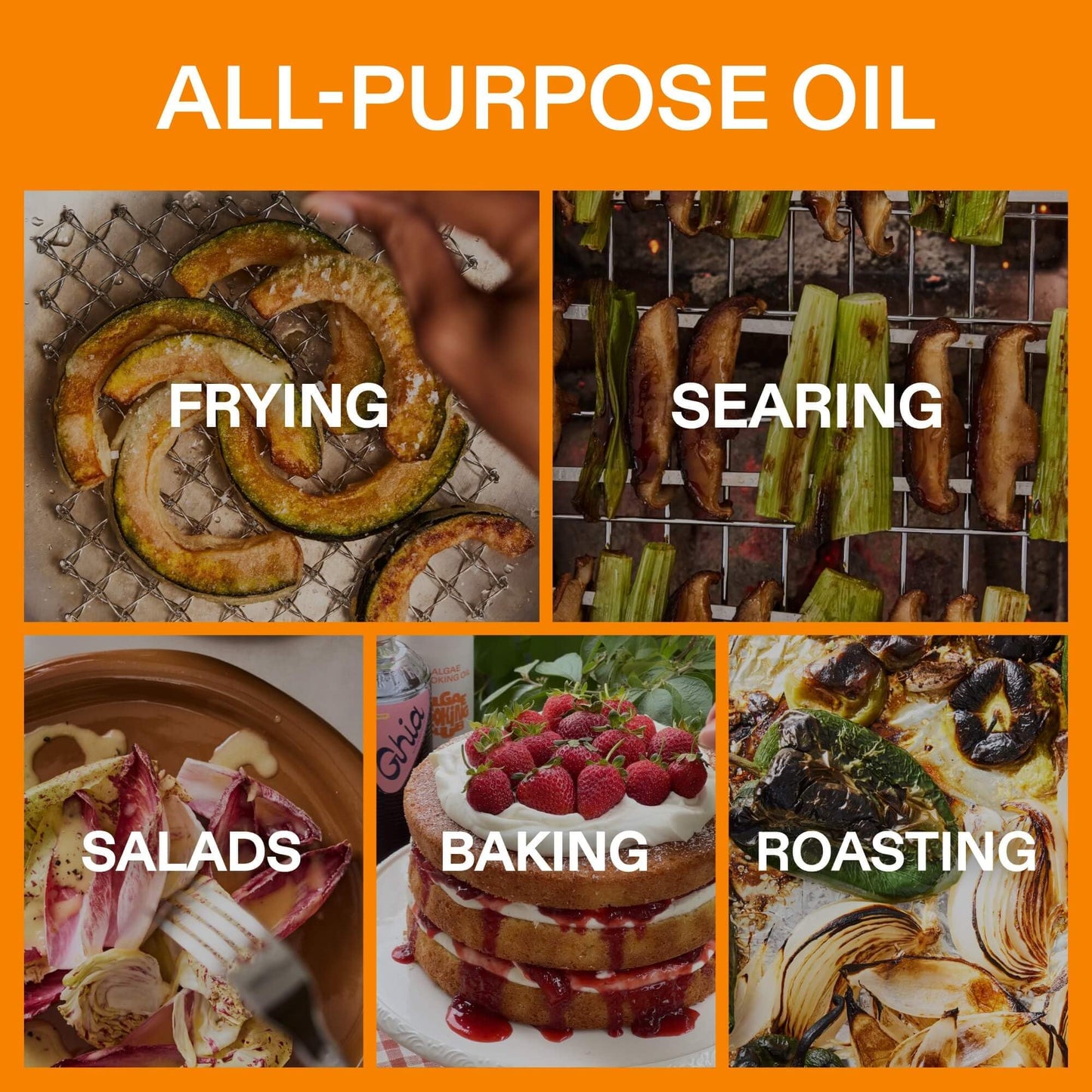 Algae Cooking Club Chef-Grade 100% Algae Cooking Oil - High Smoke Point 535F - Rich in Omega-9, Neutral Buttery Flavor - Seed-Oi