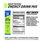 Fast Twitch Energy Drink Mix, Cool Blue, Zero Sugar, Caffeine, Electrolytes, 0.08oz Packets, 10 Pack