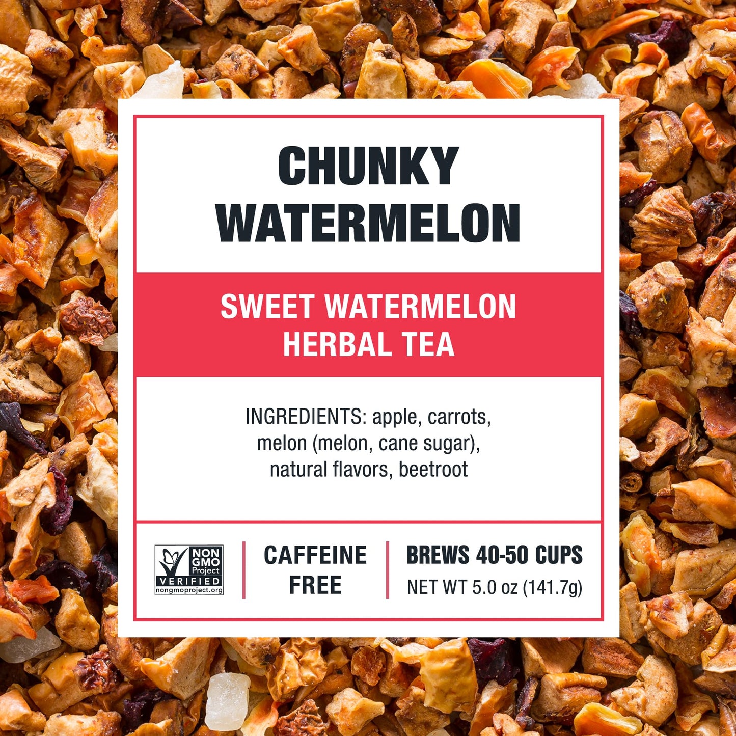 Tiesta Tea - Chunky Watermelon | Sweet Watermelon Herbal Tea | Premium Loose Leaf Tea Blend | Non-Caffeinated Fruit Tea | Make H