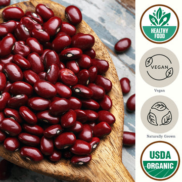 Be Still Farms Organic Red Kidney Beans Dry (4.8Lb) - Dried Small Red Beans Bulk - Great For Soups, Stews, Salads - High In Prot