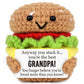Avboda Mini Birthday Gifts For Grandpa Cute Handmade Crochet For Grandfather Funny Thank You Gift For Papa New Grandfather Bonus Grandpa Unique Thanksgiving Day From Grandkids
