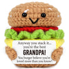 Avboda Mini Birthday Gifts For Grandpa Cute Handmade Crochet For Grandfather Funny Thank You Gift For Papa New Grandfather Bonus Grandpa Unique Thanksgiving Day From Grandkids