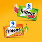 Trident Sugar-Free Chewing Gum Variety Pack Candy, Watermelon Twist & Tropical Twist Flavor, Bulk, 15 Packs of 14 Pieces (210 To
