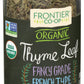 Frontier Herb Organic Whole Thyme Leaf, 0.8 oz