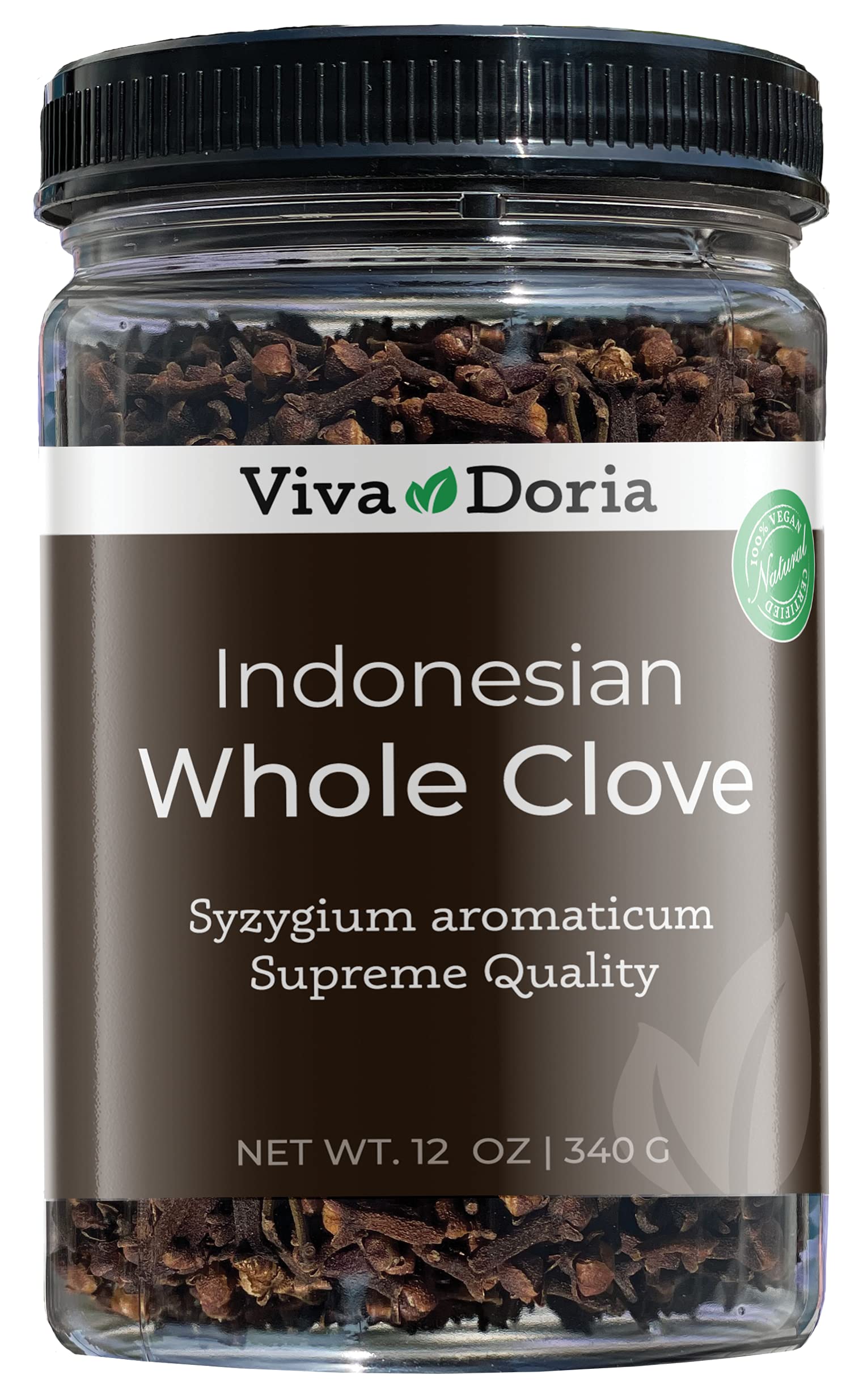 Viva Doria Whole Cloves, Hand Picked Indonesian Clove Buds, 12 Oz (340 grams)