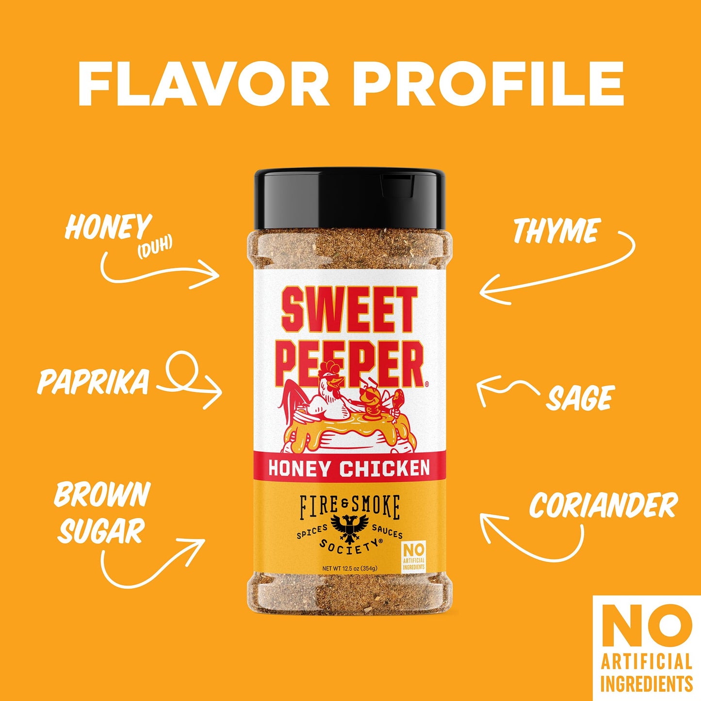 Fire & Smoke Society BBQ Seasoning for Meat, Poultry & Chicken, 12.5 oz (2-Pack)